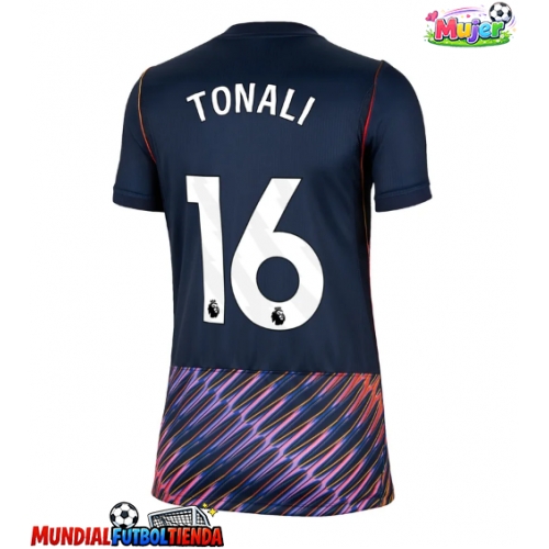 Camiseta Tottenham Hotspur Sandro Tonali #16 Segunda Equipación Replica 2026-27 para mujer mangas cortas